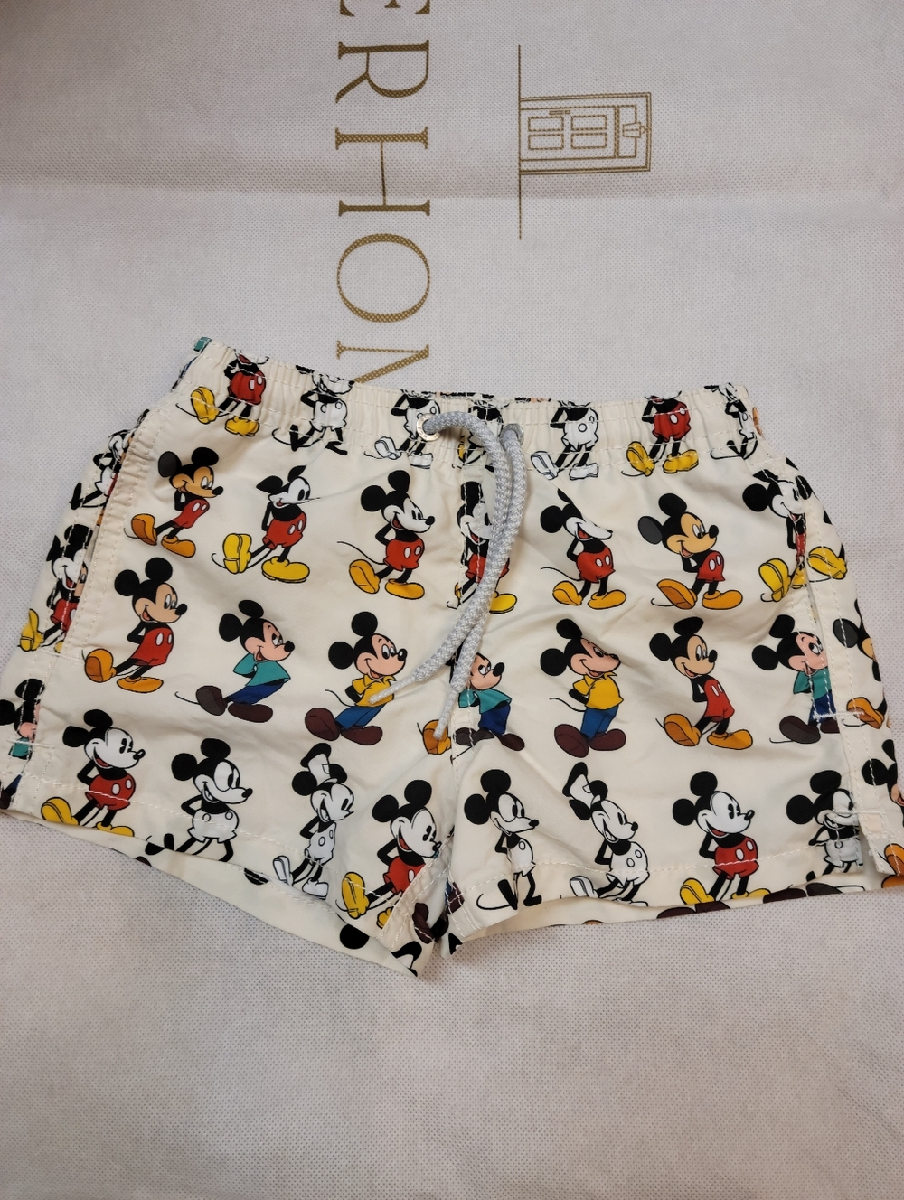 MC2 SAINT BARTH SZ 6 MICKEY MOUSE SWIM TRUNK